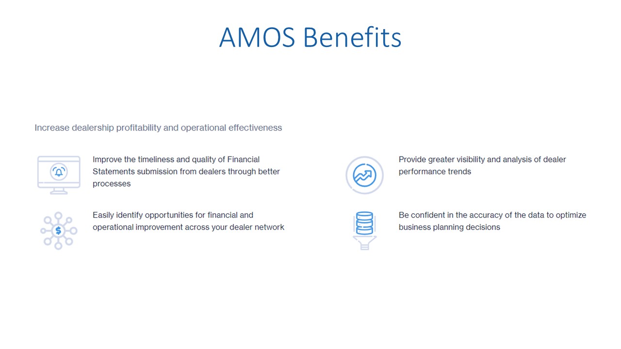 screenshot of AMOS Business Management Solution